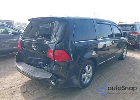 2010 Volkswagen Routan Sel из США, поврежденный, VIN 2V4RW5DX0AR360537